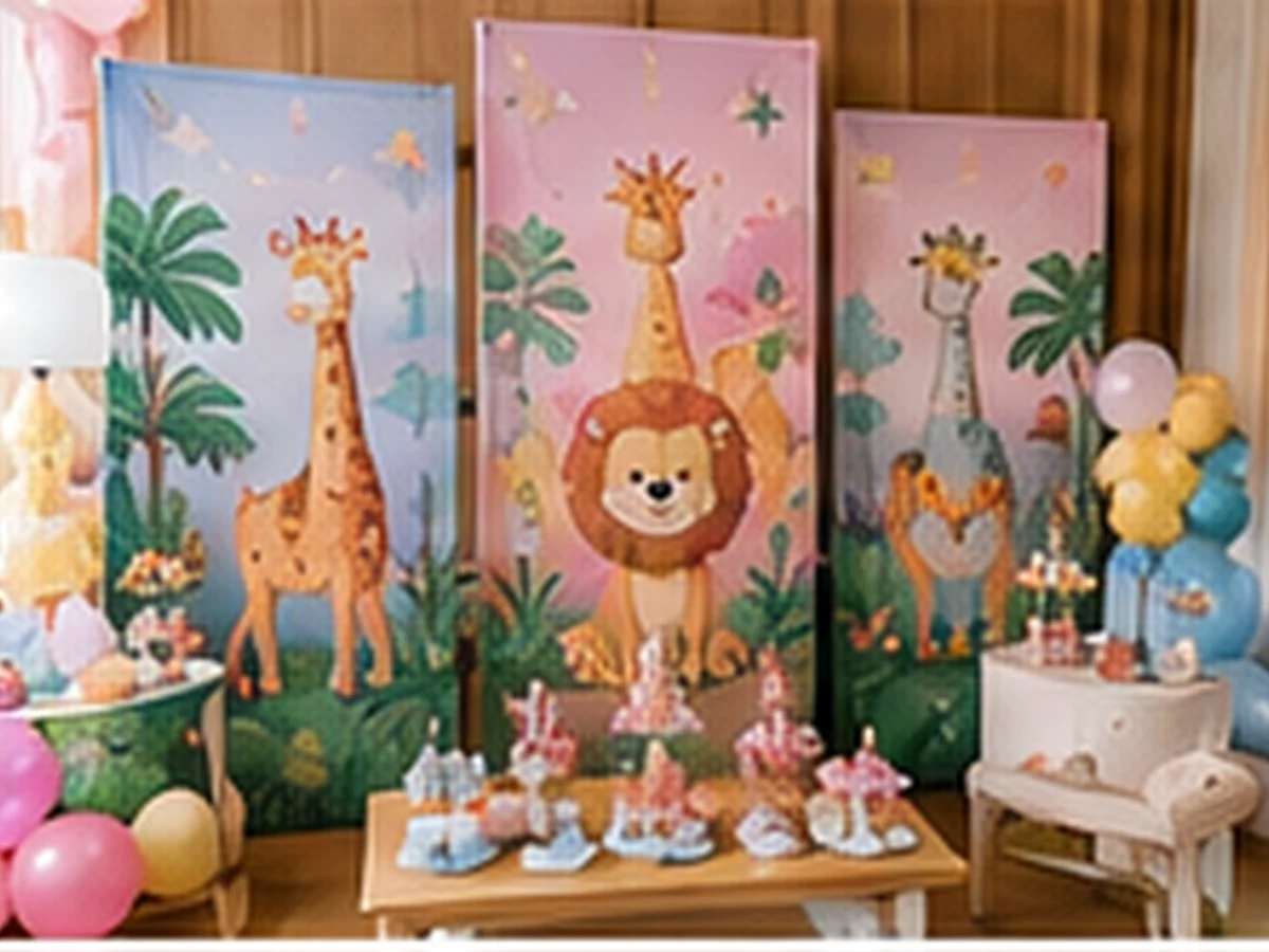 Telas sublimadas para paneles infantiles