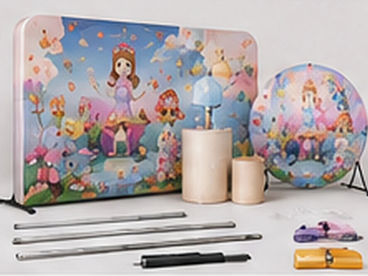 Kit de telas y soportes para decoración infantil